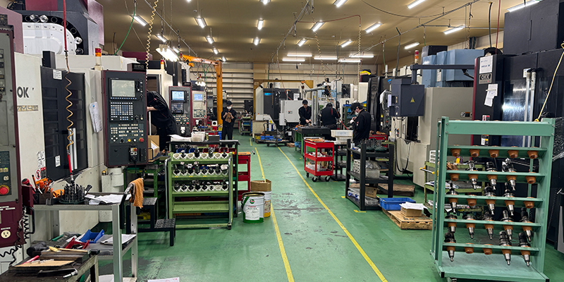 加工工程ごとの品質チェック